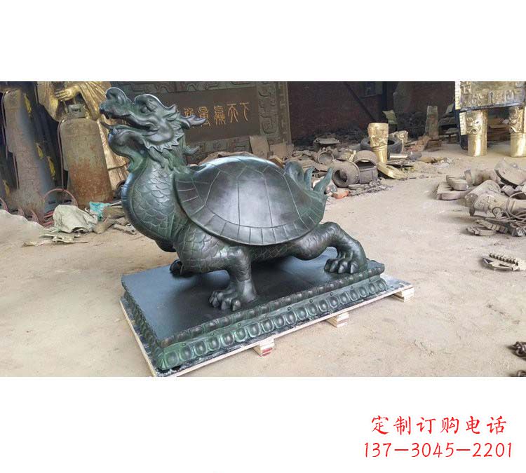 安阳青铜古风龙雕塑,精致外形美轮美奂