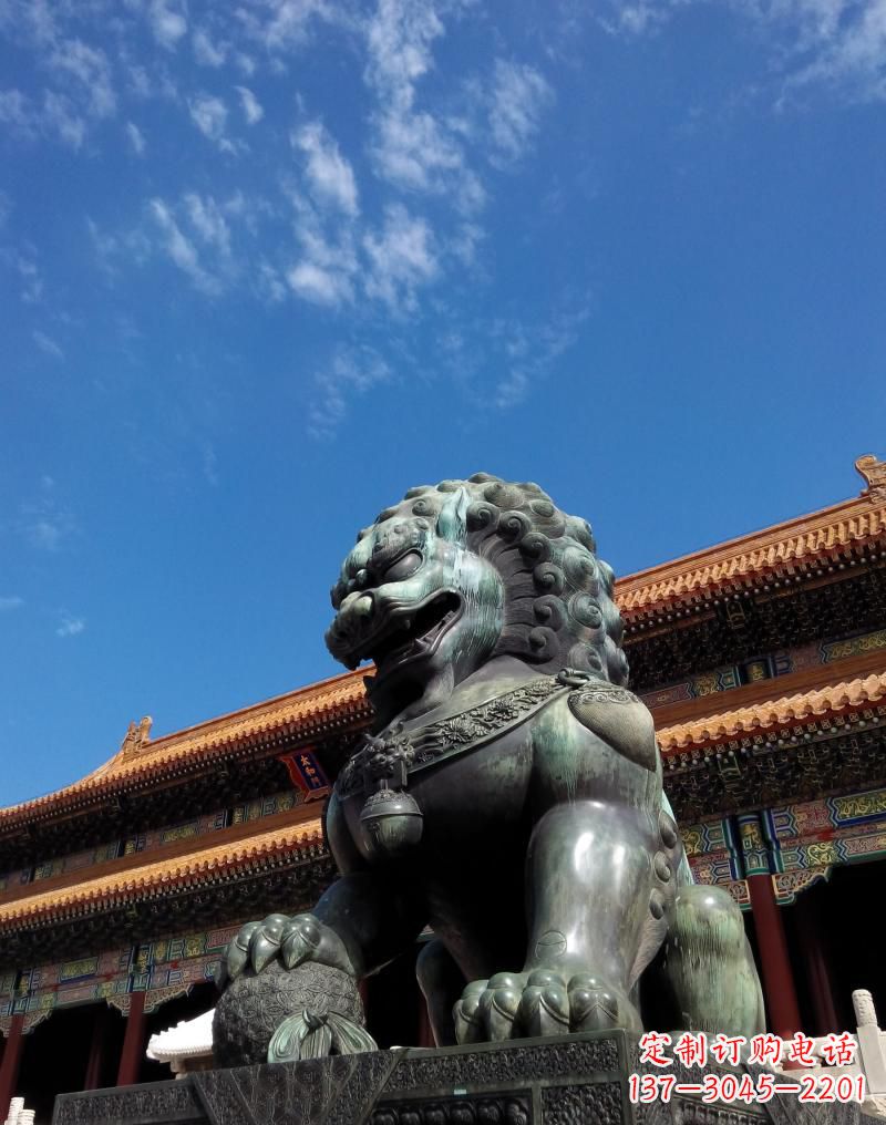 安阳铜雕狮子,传承古典文化