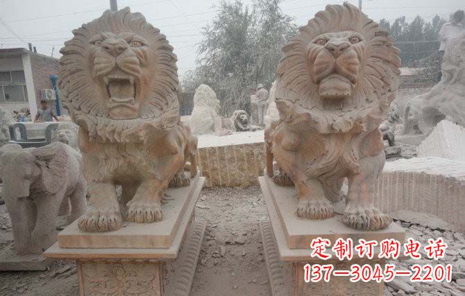 安阳中领雕塑狮子雕塑给您带来动人心弦