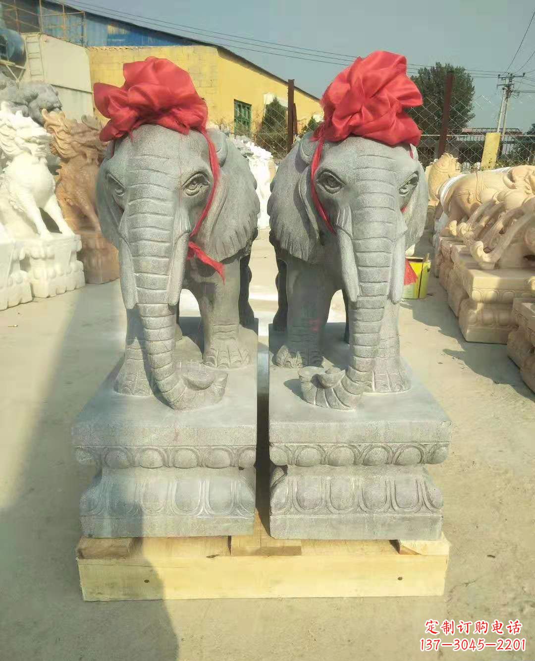 安阳中国古典风格大象雕塑