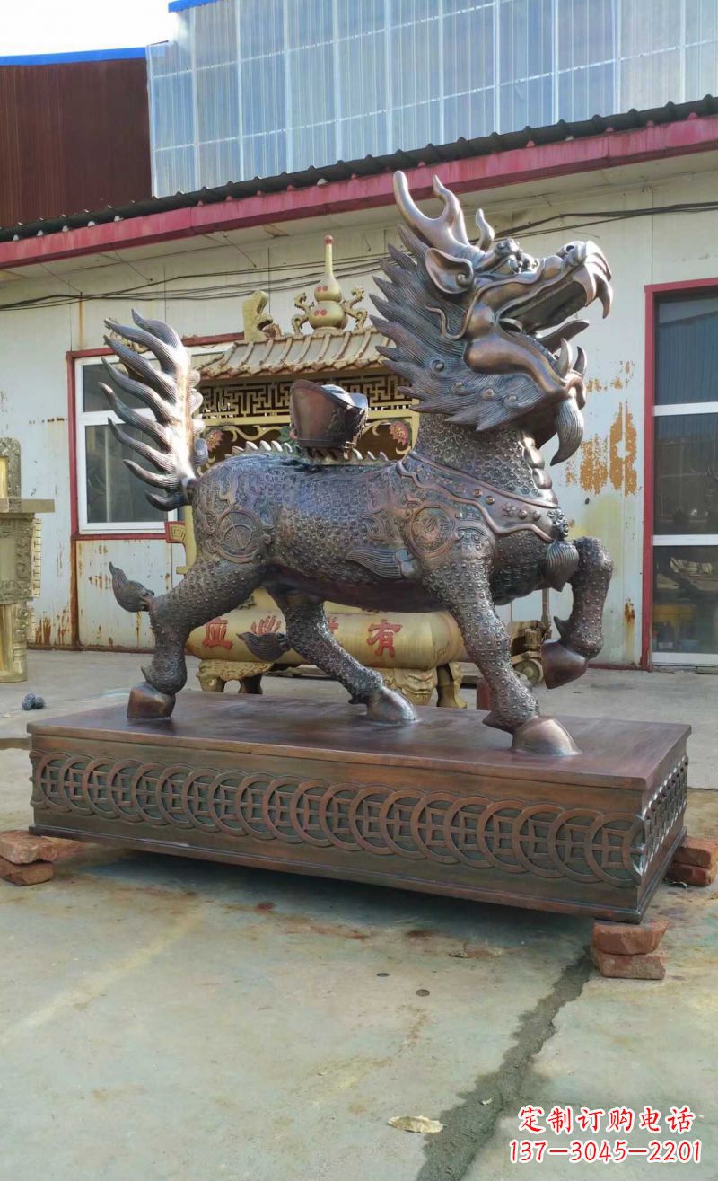 安阳精美雕刻,麒麟雕塑惊艳你的家