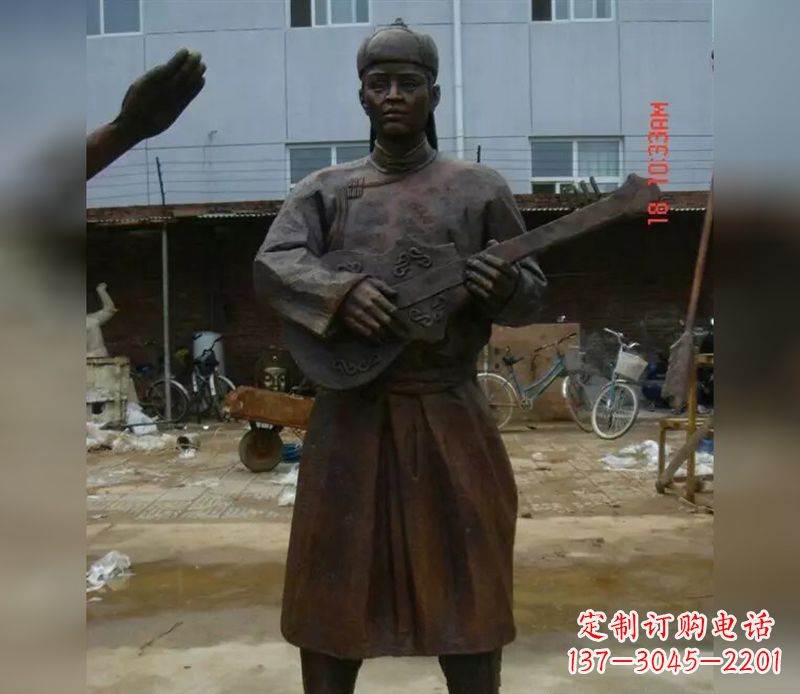 安阳传承蒙古族传统,让男人雕塑回到公园