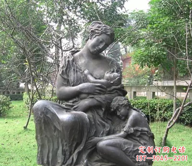 安阳铸造母爱——母亲铜雕塑