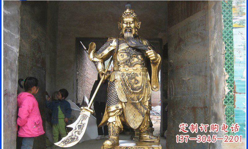 安阳铸魂关公雕塑,让古老传说继续传承