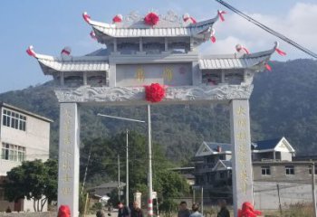 安阳红旗渠分水苑牌坊浮雕雕塑：专业雕塑定制服务