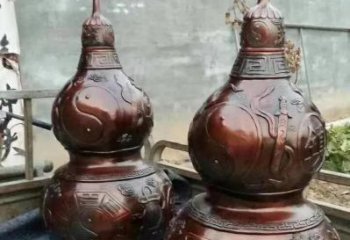 安阳葫芦雕塑，精致艺术佳作
