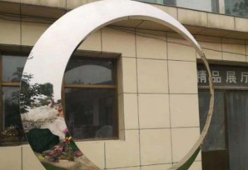 安阳完美的不锈钢圆环雕塑