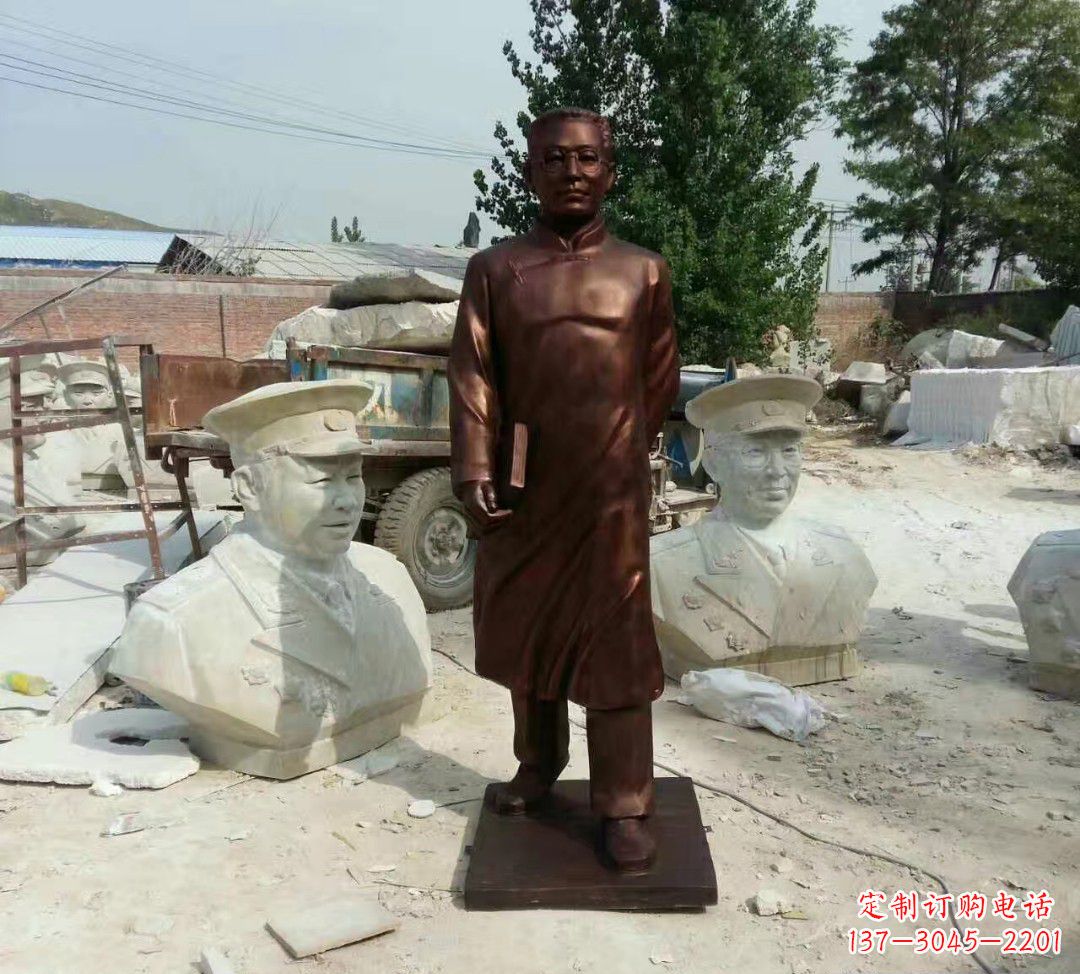 安阳匠心精神打造经典陶行知雕塑