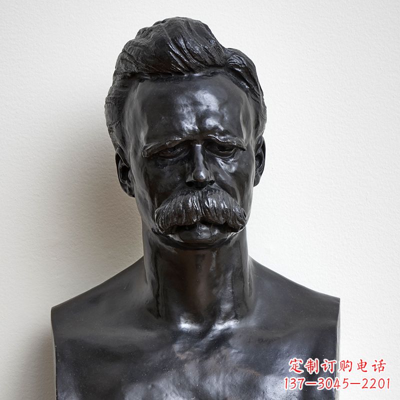 安阳尼采石雕头像,独特而华丽