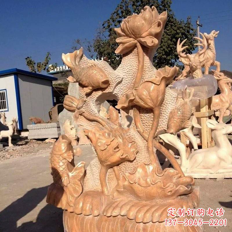 安阳精美而独特的莲花石雕展现家居美学