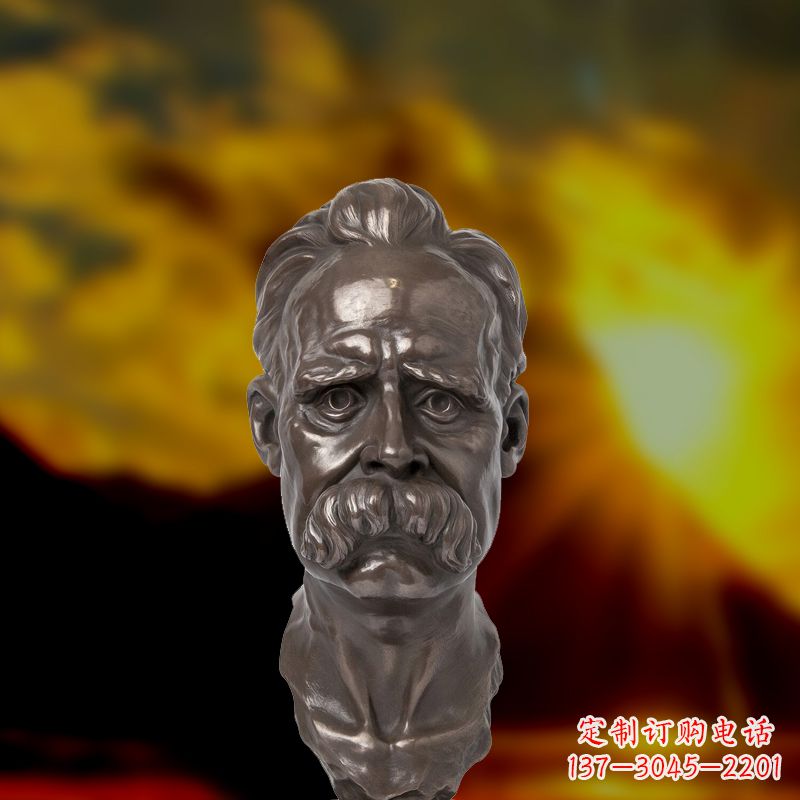 安阳尊贵的尼采铜雕头像