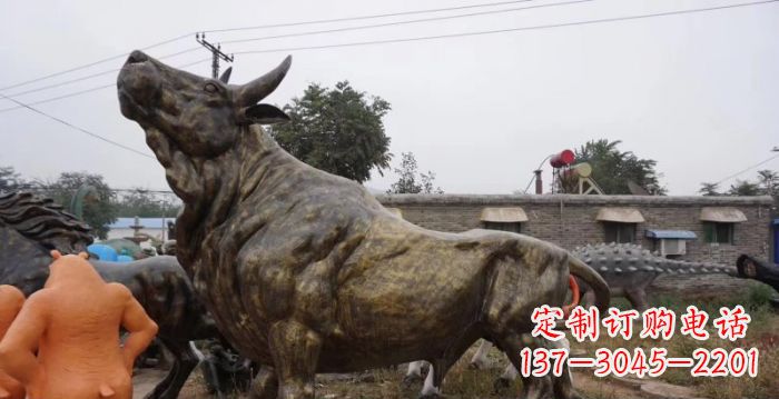安阳令人惊叹的牛铜雕塑