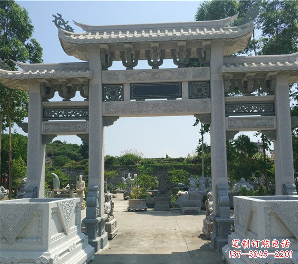 安阳全国厂家特制农村石牌坊雕塑