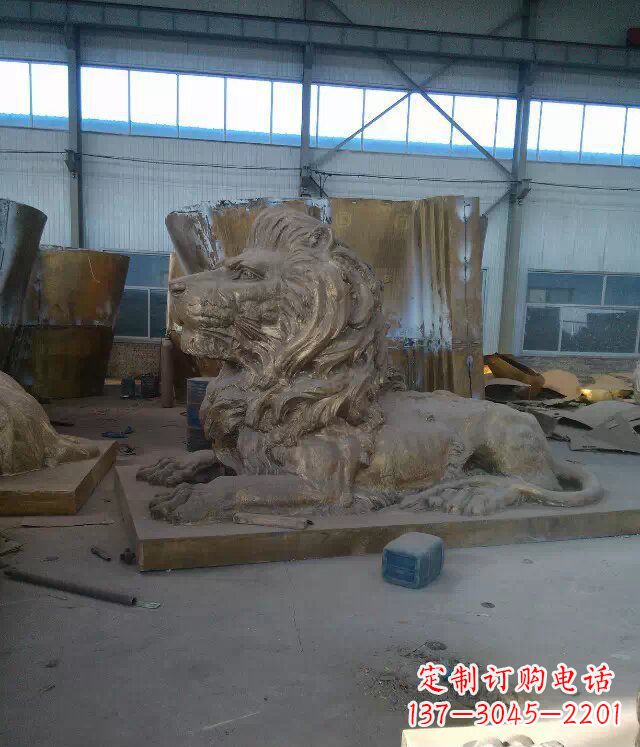 安阳中领雕塑推出的西洋狮子铜雕,是一件充满传…