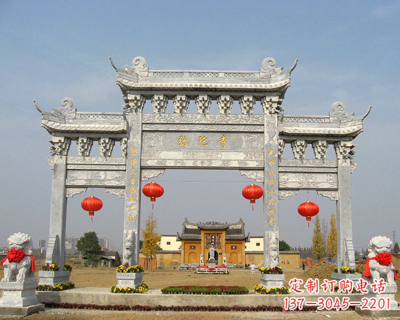 安阳特色石雕牌坊，用心雕就是一种艺术