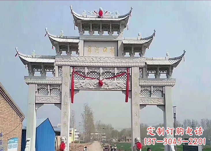 安阳石牌坊雕塑,让您定制属于自己的雕塑!