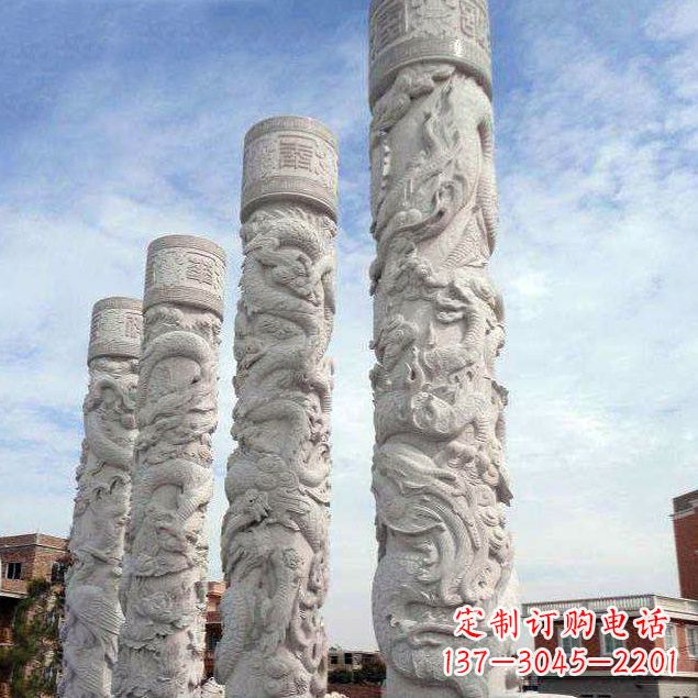 安阳精美石雕龙雕塑，释放神秘力量