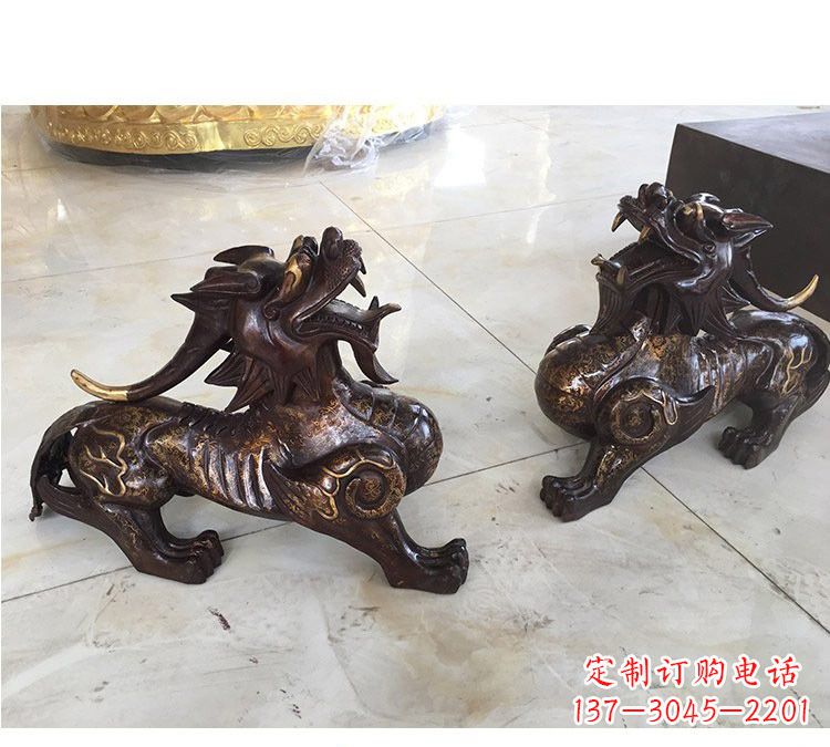 安阳浙江中领雕塑:高质量貔貅铜雕像