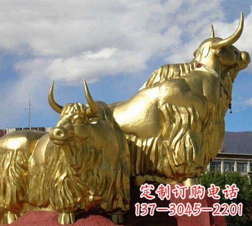 安阳牦牛铜雕，传承西藏文化的质朴美感