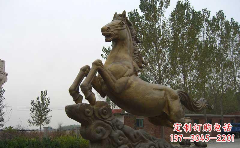 安阳领雕塑专业设计制作高端精美的马铜雕,装饰…