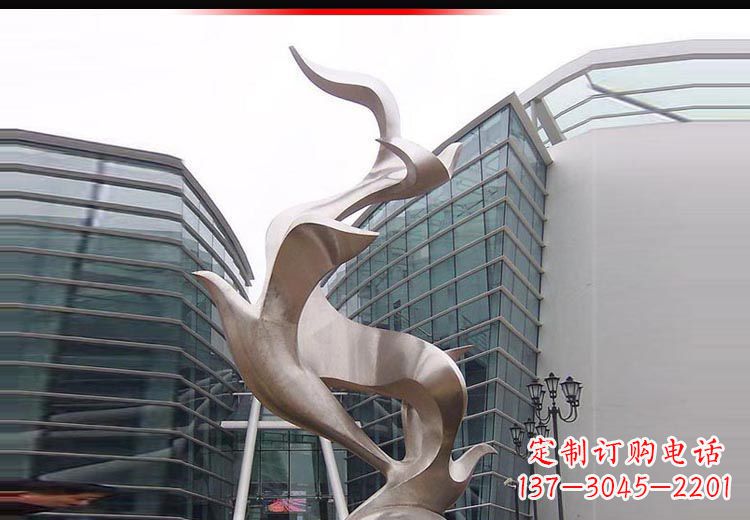 安阳不锈钢雄鹰雕塑,永久定制精美景观