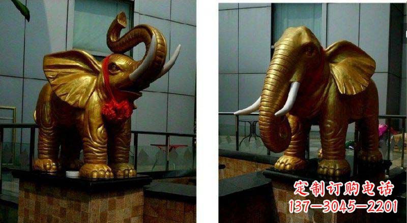 安阳专业定制:大象铜雕