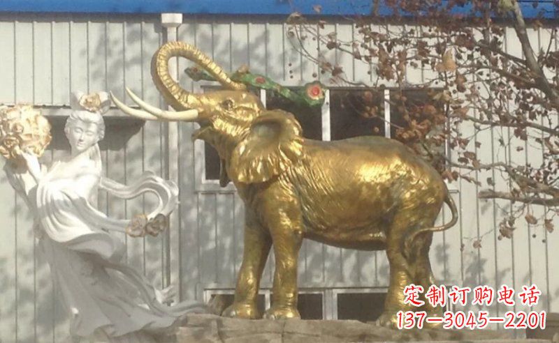 安阳铜质大象雕塑,令人惊叹的精湛工艺