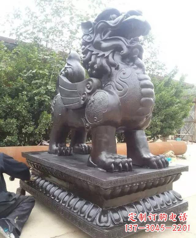 安阳打造传统艺术象征——精美貔貅雕塑