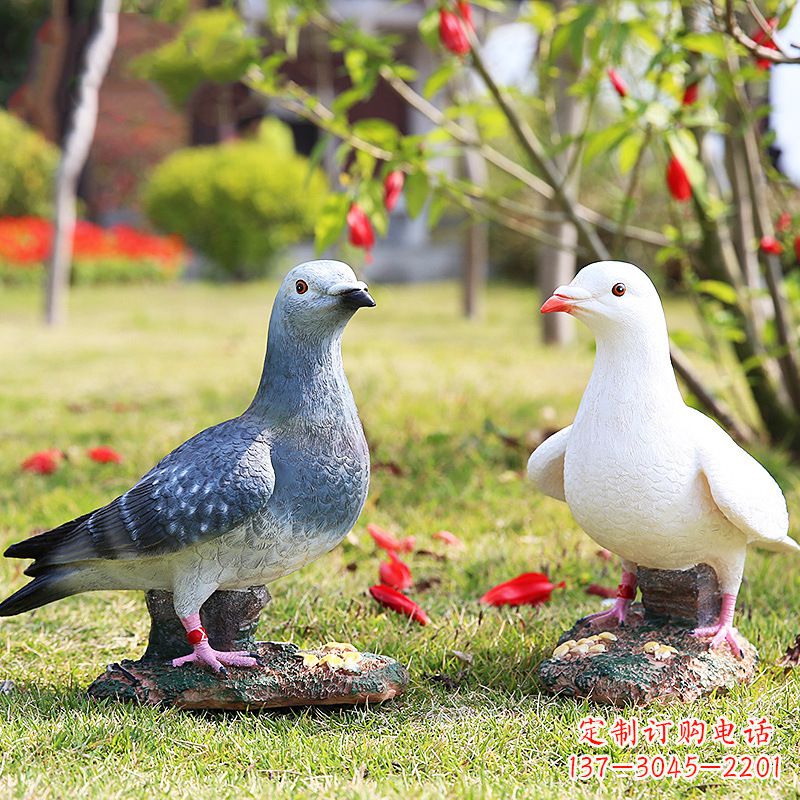 安阳秦皇岛和平鸽雕塑:表达和平与友谊的象征