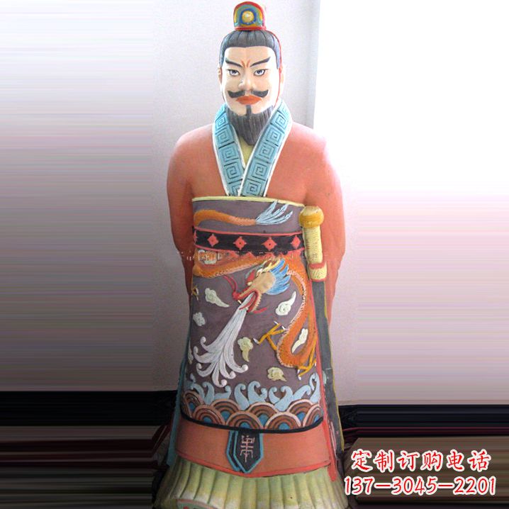 安阳中国领先的秦始皇钢玻璃雕塑