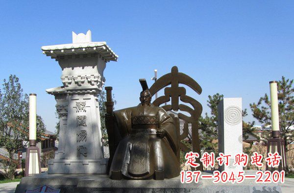 安阳秦始皇雕塑,精致细腻,传承历史之美