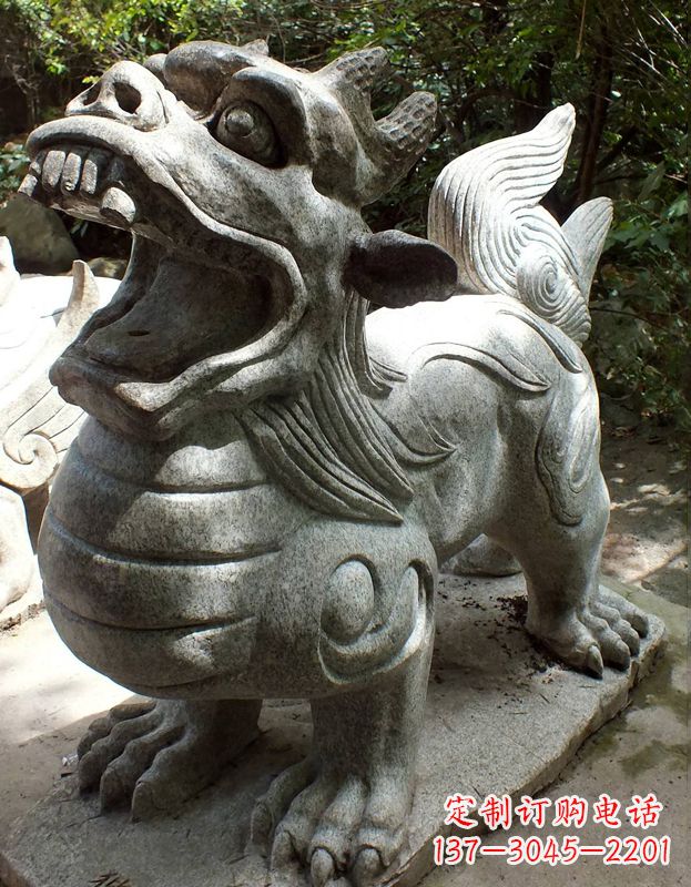 安阳质朴狴犴石雕,一览古朴之美