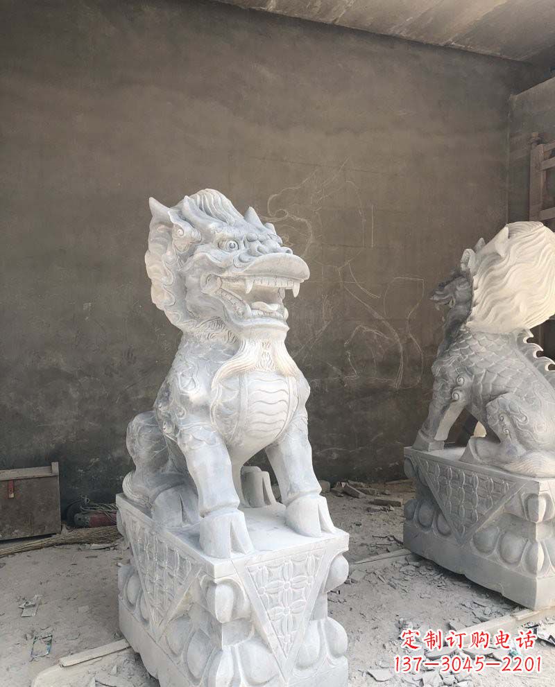 安阳精致雕刻,青石仿古麒麟雕塑