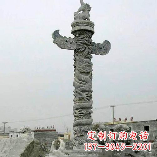 安阳青石华表雕塑,带您领略至高贵的艺术之美