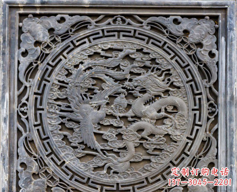 安阳传统工艺青石龙雕精美绝伦