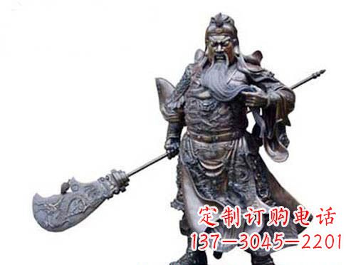 安阳关羽青铜雕塑,传承历史的精神