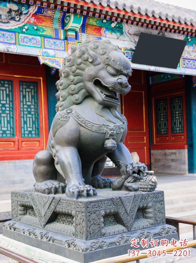 安阳青铜狮子雕塑,精美北京狮雕塑
