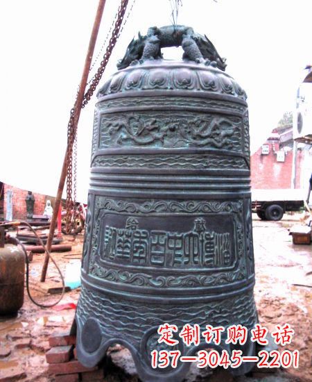 安阳精美历久弥新的青铜钟雕塑