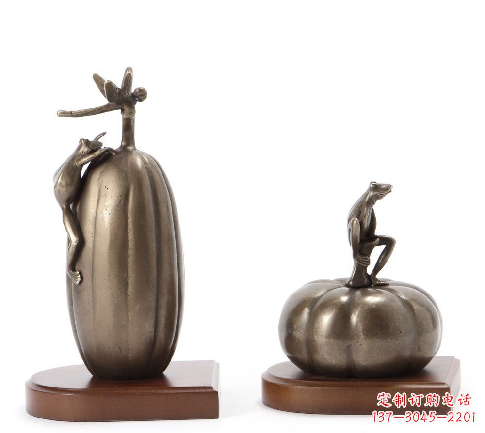 安阳艺术青蛙铜雕:真实逼真可爱