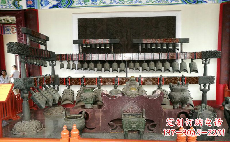 安阳编钟古典铜雕,灵魂之声传承