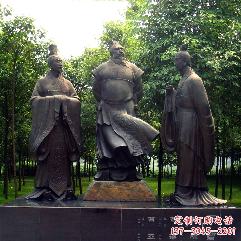 安阳精美曹丕雕塑,彰显伟绩!