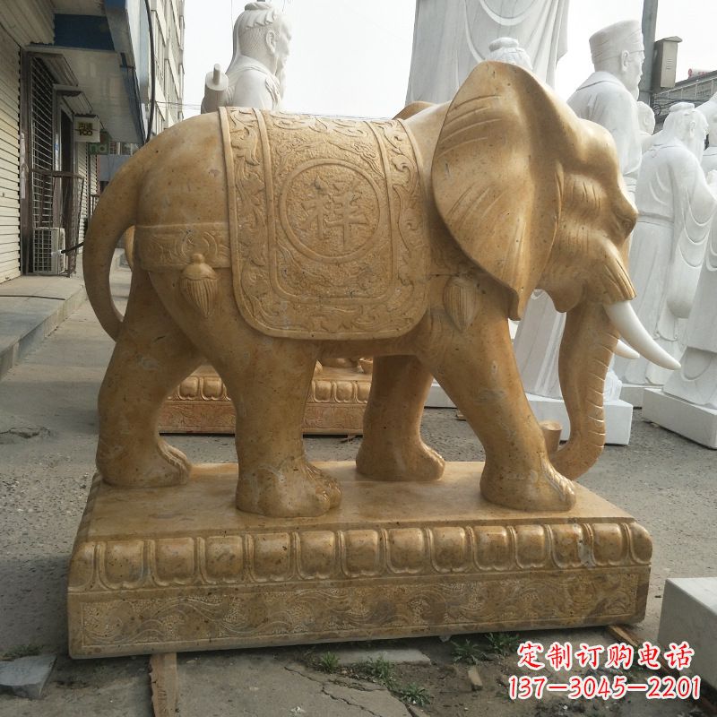 安阳中领雕塑定制精美大象雕塑