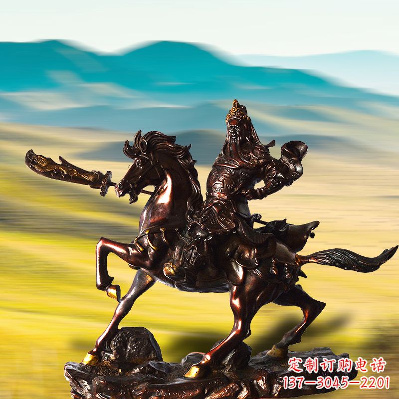 安阳中领雕塑:关公铜雕,永不褪色的传奇