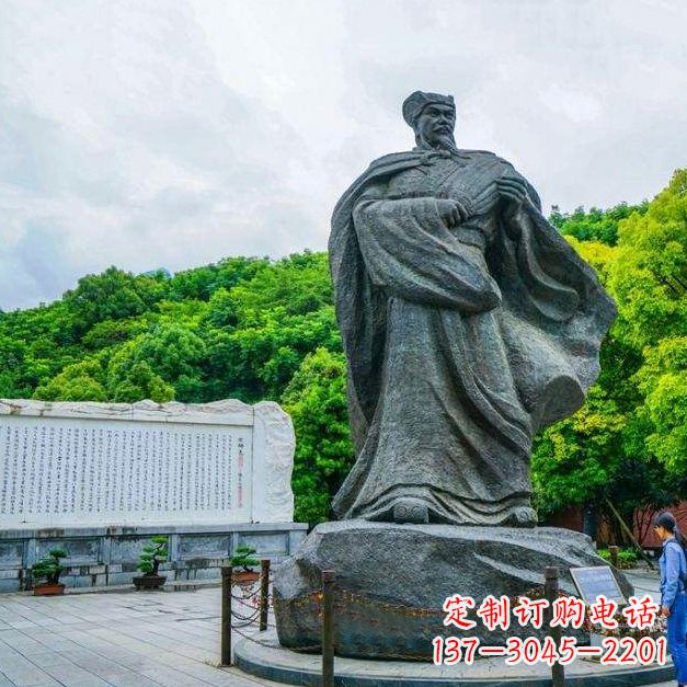 安阳汇聚历史荣光——中领雕塑诸葛亮雕塑