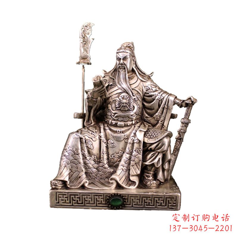 安阳体现英雄风范的关公雕塑
