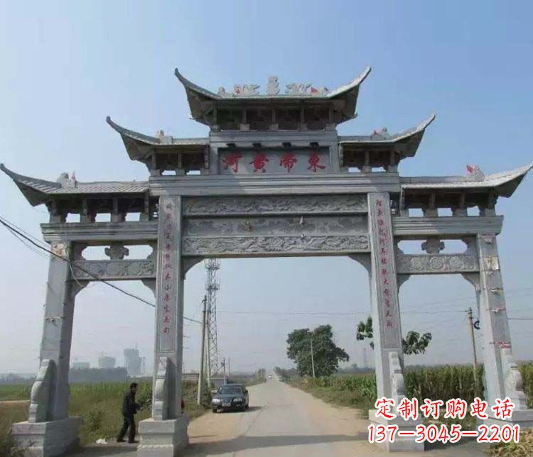 安阳精品牌坊石雕,令您赞叹不已