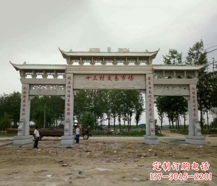 安阳精美石牌坊雕塑,令你惊艳无比
