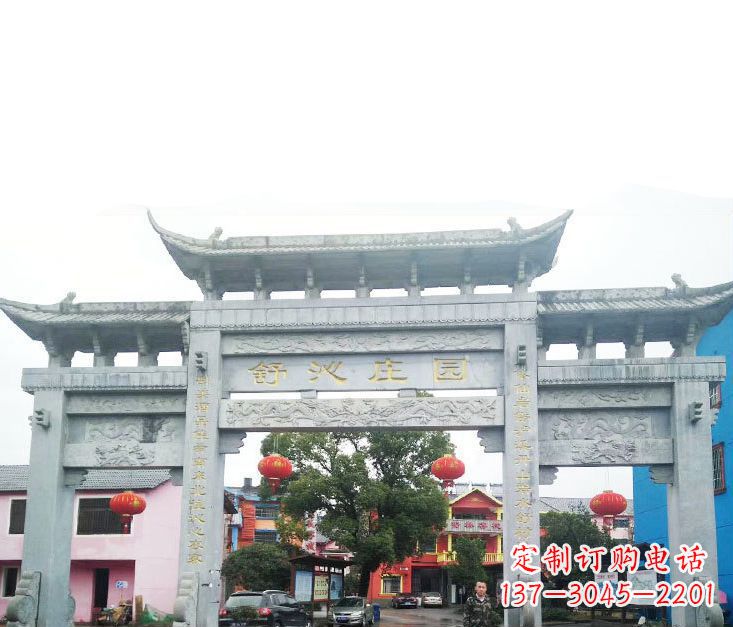 安阳石牌坊雕塑——见证时刻的美好记忆