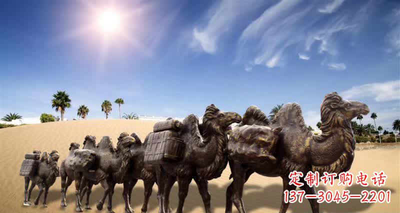 安阳中领雕塑沙漠骆驼铜雕制作工艺与定制标准