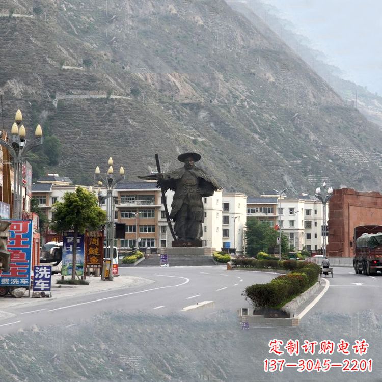 安阳唯美雕塑--大禹城市街道景观雕像